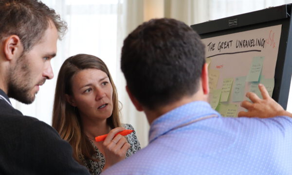 Group brainstorming at Green Commons Super Summit 2025